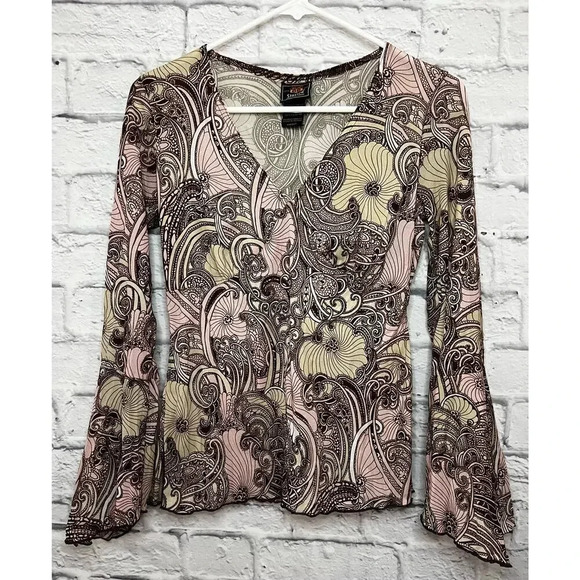 Route 66 Tops - Vintage Route 66 boho top size S.